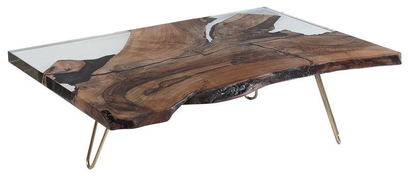 Natur & Epoxy sofabord